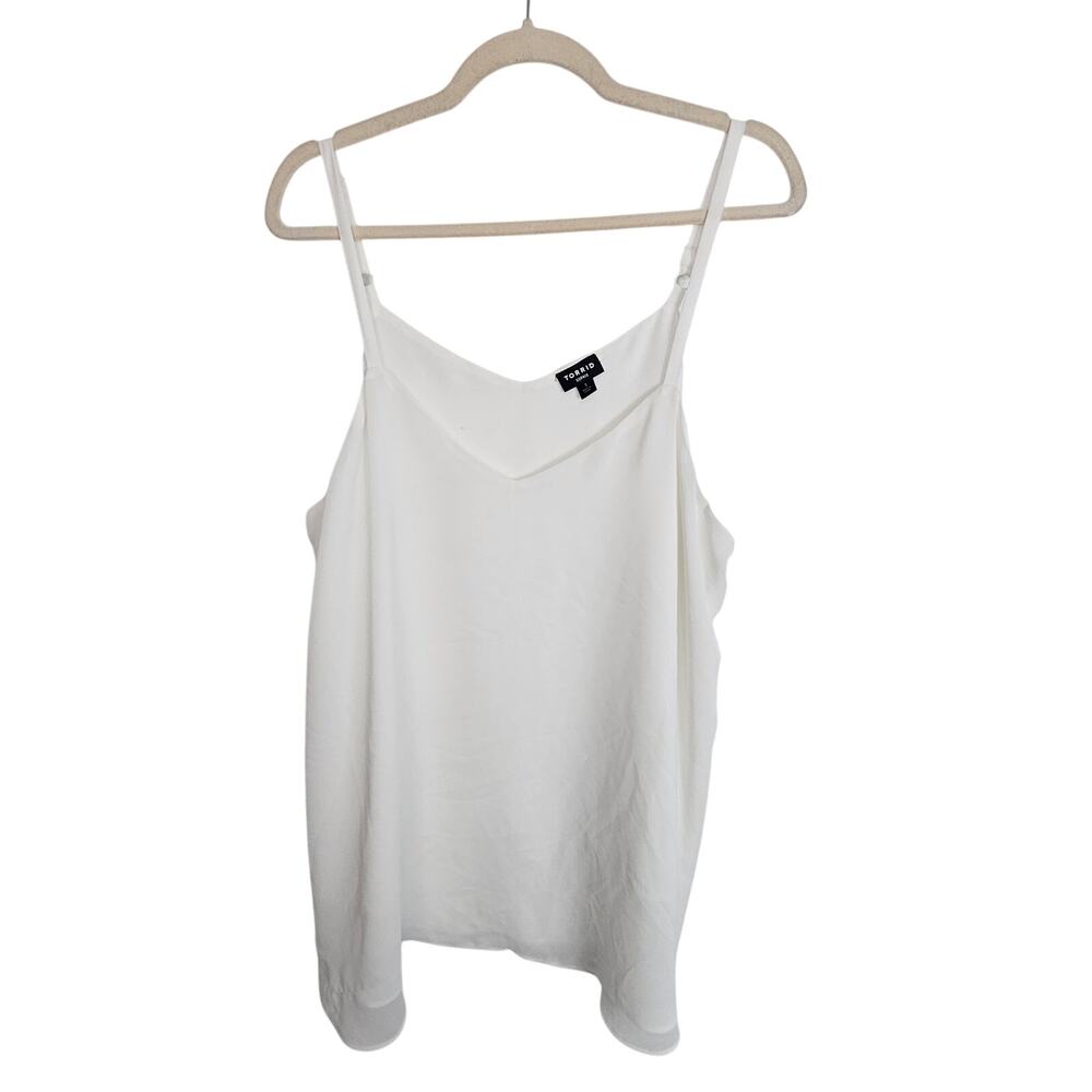 Torrid Womens Sophie Flowy Tank Top Plus Size 1X Minimalist Coastal Boho Summer